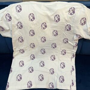 Billionaire Boys Club White Tee with Purple Astronauts